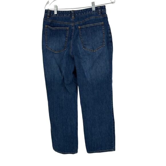 Talbots Petites Stretch Medium Wash Straight Leg Jeans Sz 10P - Picture 2 of 7